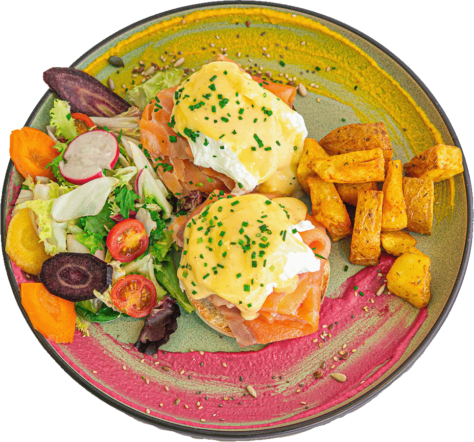 Nordic Benedict - Huevos poché con salmón y salsa holandesa