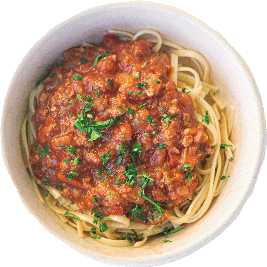 Mamma My Friend - Pasta con salsa boloñesa casera